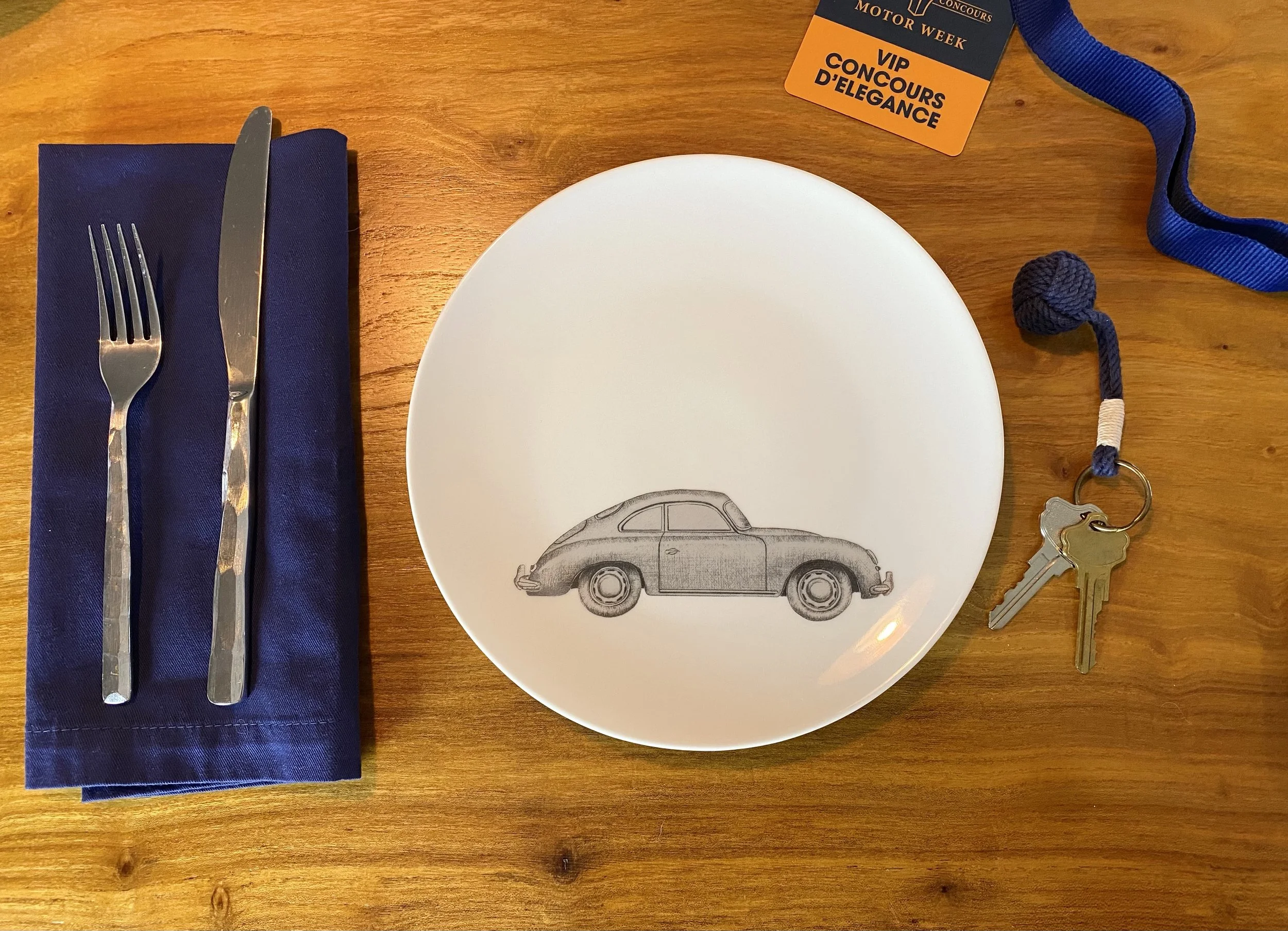 PORSCHE 356 PLATE — WhitneyWares.com